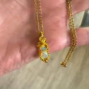 Dazzling Mini Opal Necklace